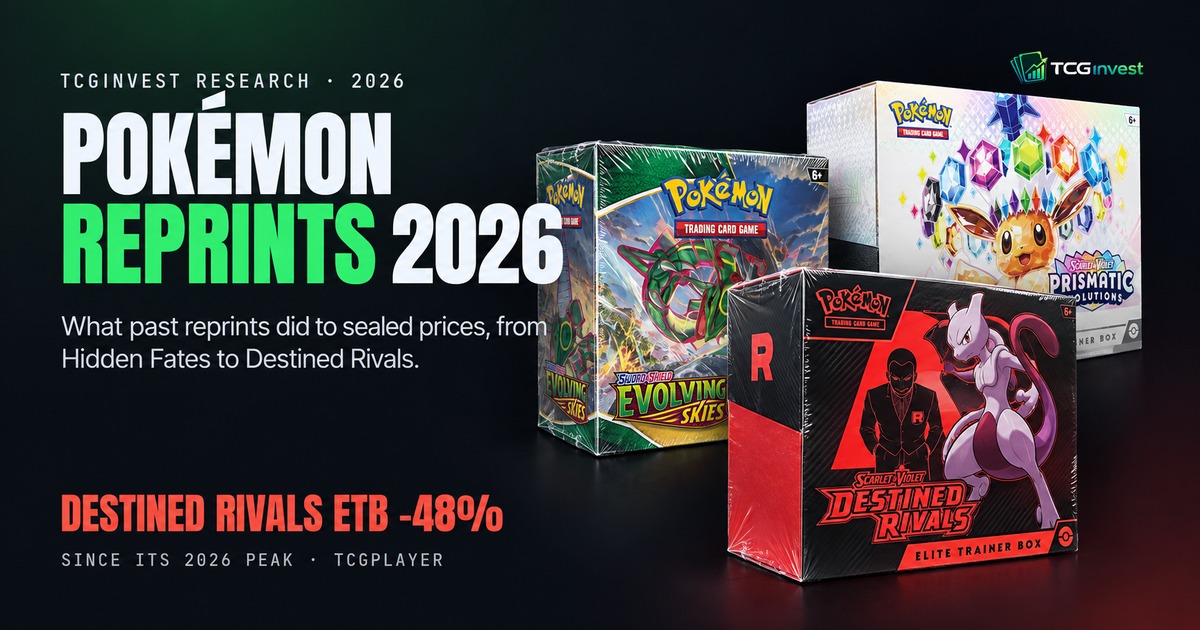 Pokémon Reprints 2026: What Past Reprints Did to Sealed Prices