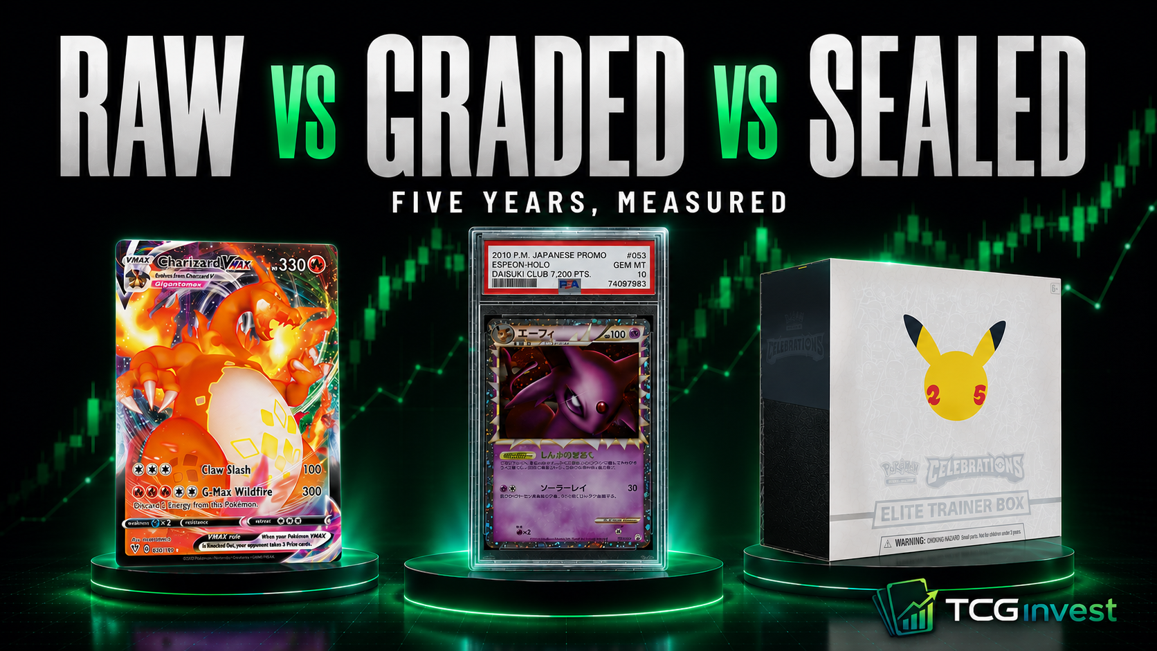 Raw vs PSA 10 vs Sealed Pokemon (2021-2026) - Which Earned Its Risk?